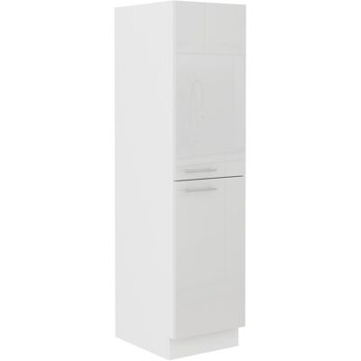 VENETI Vysoká skrinka LAJLA - šírka 30 cm, biela VENETI Vysoká skrinka LAJLA - šírka 30 cm, biela