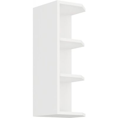 VENETI Horná rohová skrinka LAJLA - šírka 30 cm, biela VENETI Horná rohová skrinka LAJLA - šírka 30 cm, biela