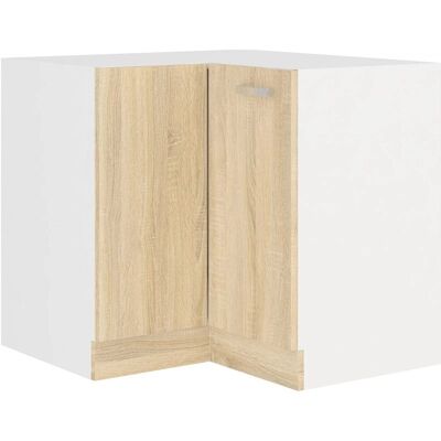 VENETI Dolná rohová skrinka SABRYA - 89x89 cm, dub sonoma / biela VENETI Dolná rohová skrinka SABRYA - 89x89 cm, dub sonoma / biela