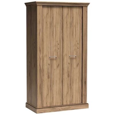 VENETI Dvojdverová skriňa AILISH - šírka 107 cm, dub kraft zlatý VENETI Dvojdverová skriňa AILISH - šírka 107 cm, dub kraft zlatý