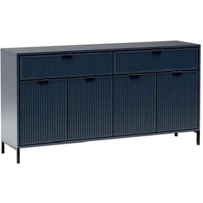 VENETI Priestranná komoda CORA - indigo VENETI Priestranná komoda CORA - indigo