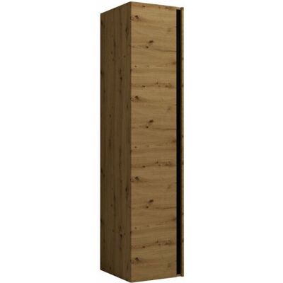 VENETI Predsieňová skriňa 40 cm SELAND - dub artisan / čierna VENETI Predsieňová skriňa 40 cm SELAND - dub artisan / čierna