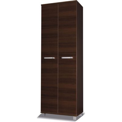 VENETI Predsieňová skriňa 68 cm so šatníkovou tyčou ANDOVER - gaštan wenge VENETI Predsieňová skriňa 68 cm so šatníkovou tyčou ANDOVER - gaštan wenge