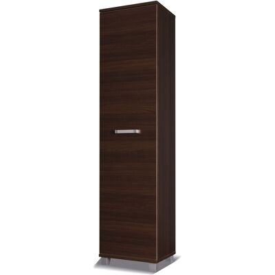 VENETI Úzka policová skriňa 50 cm ANDOVER - gaštan wenge VENETI Úzka policová skriňa 50 cm ANDOVER - gaštan wenge