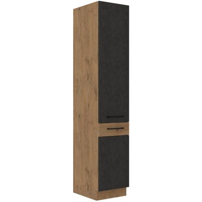 VENETI Potravinová skriňa VANYA - šírka 60 cm, matera / dub lancelot VENETI Potravinová skriňa VANYA - šírka 60 cm, matera / dub lancelot