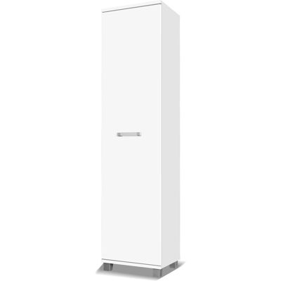 VENETI Úzka policová skriňa 50 cm ANDOVER - biela VENETI Úzka policová skriňa 50 cm ANDOVER - biela