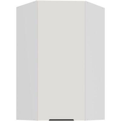 VENETI Vysoká horná rohová skrinka LUNARA 1 - 60x60 cm, biela VENETI Vysoká horná rohová skrinka LUNARA 1 - 60x60 cm, biela