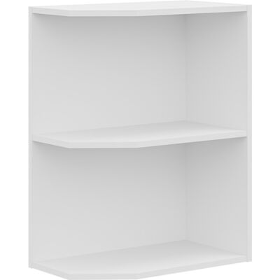 VENETI Dolná rohová skrinka LUNARA - šírka 30 cm, biela VENETI Dolná rohová skrinka LUNARA - šírka 30 cm, biela