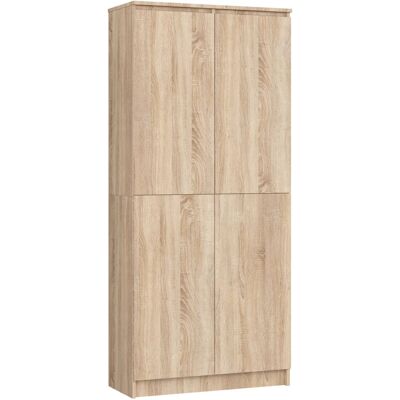VENETI Policová skriňa 80 cm VALESTRA - dub sonoma VENETI Policová skriňa 80 cm VALESTRA - dub sonoma