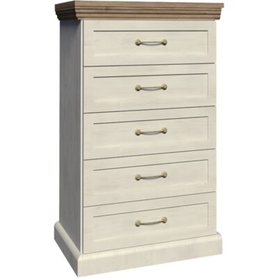 VENETI Šuplíková komoda ELDOR - borovica nordická / divoký dub VENETI Šuplíková komoda ELDOR - borovica nordická / divoký dub