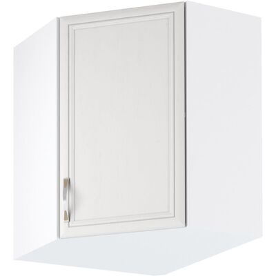 VENETI Horná rohová skrinka SILVARA - šírka 60x60 cm, borovica andersen / biela VENETI Horná rohová skrinka SILVARA - šírka 60x60 cm, borovica andersen / biela