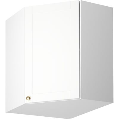 VENETI Horná rohová skrinka LUMEA - 60x60 cm, biela VENETI Horná rohová skrinka LUMEA - 60x60 cm, biela