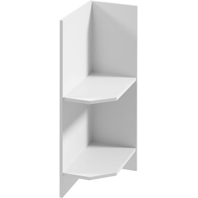 VENETI Dolná rohová skrinka SILVARA - šírka 25 cm, borovica andersen / biela, pravé prevedenie VENETI Dolná rohová skrinka SILVARA - šírka 25 cm, borovica andersen / biela, pravé prevedenie