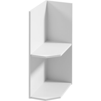 VENETI Dolná rohová skrinka ARBOR - šírka 25 cm, biela, pravé prevedenie VENETI Dolná rohová skrinka ARBOR - šírka 25 cm, biela, pravé prevedenie