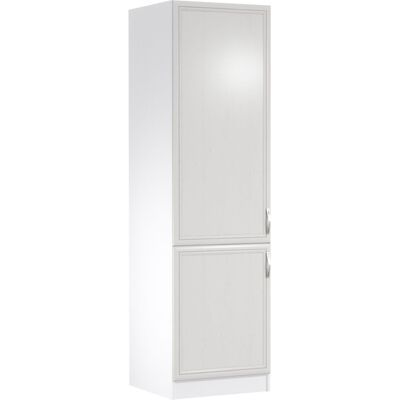 VENETI Skriňa na vstavanú chladničku SILVARA - šírka 60 cm, borovica andersen / biela, ľavé prevedenie VENETI Skriňa na vstavanú chladničku SILVARA - šírka 60 cm, borovica andersen / biela, ľavé prevedenie