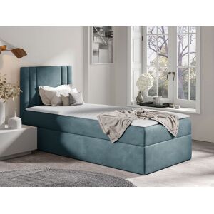 VENETI Americká jednolôžková posteľ 100x200 VITORIA MINI - modrá, pravé prevedenie + topper ZDARMA VENETI Americká jednolôžková posteľ 100x200 VITORIA MINI - modrá, pravé prevedenie + topper ZDARMA