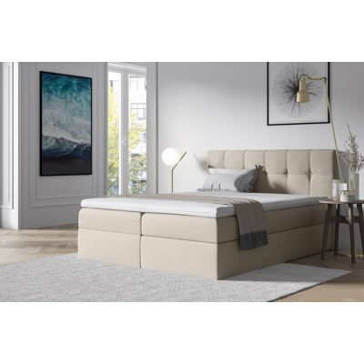 VENETI Čalúnená posteľ s úložným priestorom 120x200 RECIVIO - krémová + topper ZDARMA VENETI Čalúnená posteľ s úložným priestorom 120x200 RECIVIO - krémová + topper ZDARMA