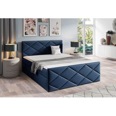 VENETI Posteľ s matracom a roštom HALKA - 140x200, modrá 4 + topper ZDARMA VENETI Posteľ s matracom a roštom HALKA - 140x200, modrá 4 + topper ZDARMA