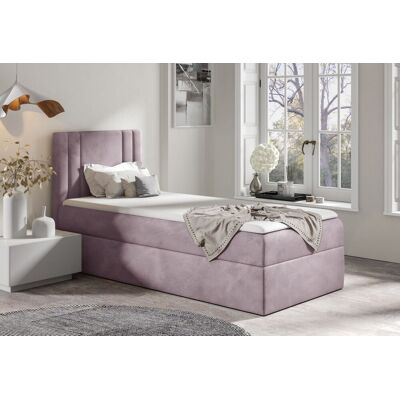 VENETI Boxspringová posteľ CELESTA MINI - 90x200, fialová 1 + topper ZDARMA VENETI Boxspringová posteľ CELESTA MINI - 90x200, fialová 1 + topper ZDARMA
