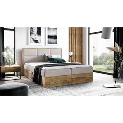 VENETI Boxspringová posteľ CHANTELLE 2 - 140x200, béžová + topper ZDARMA VENETI Boxspringová posteľ CHANTELLE 2 - 140x200, béžová + topper ZDARMA