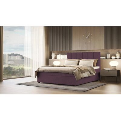 VENETI Kontinentálna posteľ DELTA 4 - 180x200, fialová VENETI Kontinentálna posteľ DELTA 4 - 180x200, fialová