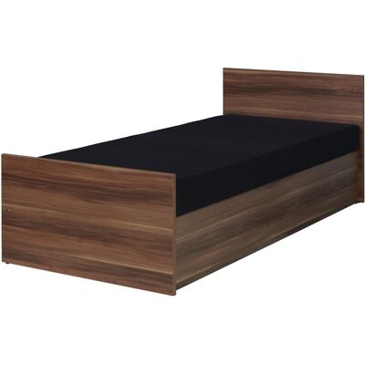 VENETI Jednolôžková posteľ s úložným priestorom 80x200 MAKEL - gaštan wenge VENETI Jednolôžková posteľ s úložným priestorom 80x200 MAKEL - gaštan wenge