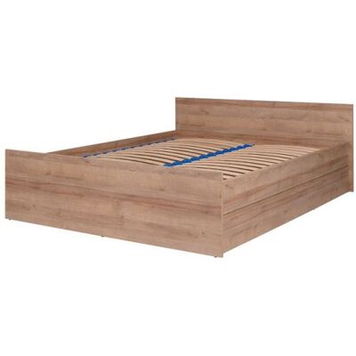VENETI Manželská posteľ s roštom 140x200 LIONU - dub riviera VENETI Manželská posteľ s roštom 140x200 LIONU - dub riviera