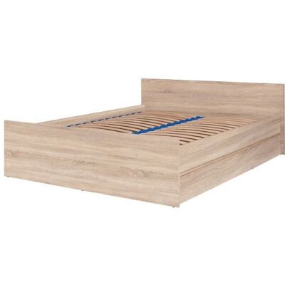 VENETI Manželská posteľ s roštom 140x200 LIONU - dub sonoma VENETI Manželská posteľ s roštom 140x200 LIONU - dub sonoma