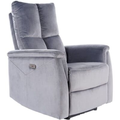 VENETI Elektrické polohovacie kreslo JEAN - šedé VENETI Elektrické polohovacie kreslo JEAN - šedé