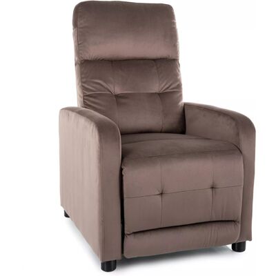 VENETI Polohovacie kreslo VALER 2 - cappuccino VENETI Polohovacie kreslo VALER 2 - cappuccino