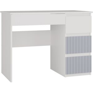 VENETI Detský písací stôl DUSTER - biely / modrý, pravé prevedenie VENETI Detský písací stôl DUSTER - biely / modrý, pravé prevedenie
