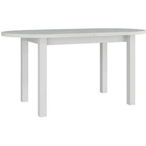 VENETI Rozkladací jedálenský stôl 160x80 cm BANGS 1 - biely VENETI Rozkladací jedálenský stôl 160x80 cm BANGS 1 - biely