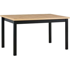 VENETI Jedálenský stôl 80X140 DOROTA 2M - dub artisan / čierny VENETI Jedálenský stôl 80X140 DOROTA 2M - dub artisan / čierny