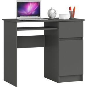 VENETI PC stôl KALRION - šedý, pravé prevedenie VENETI PC stôl KALRION - šedý, pravé prevedenie
