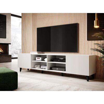 VENETI TV stolík 200 cm CRATO - biely VENETI TV stolík 200 cm CRATO - biely