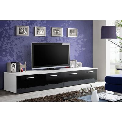 VENETI TV stolík DAN - biely / čierny VENETI TV stolík DAN - biely / čierny