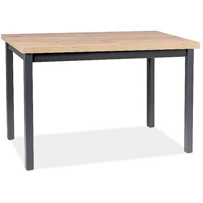 VENETI Jedálenský stôl ANTHONY - dub artisan / čierny VENETI Jedálenský stôl ANTHONY - dub artisan / čierny