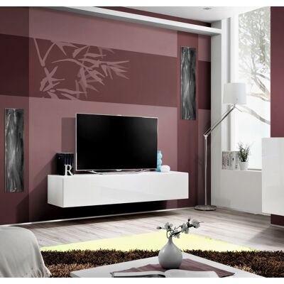 VENETI TV stolík FREYA - biely VENETI TV stolík FREYA - biely