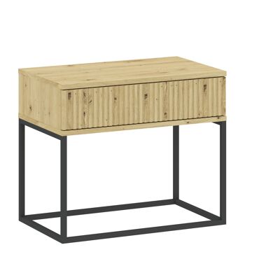 VENETI Nočný stolík so zásuvkou MARETA 2 - dub artisan VENETI Nočný stolík so zásuvkou MARETA 2 - dub artisan