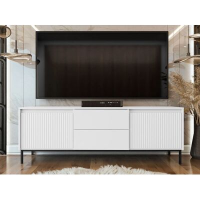 VENETI TV stolík REMY 2 - biely VENETI TV stolík REMY 2 - biely
