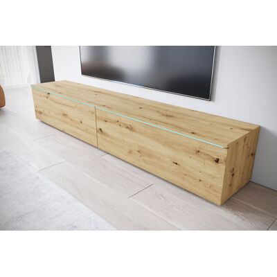 VENETI TV stolík CERIEE 180 - dub artisan VENETI TV stolík CERIEE 180 - dub artisan