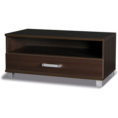 VENETI Malý TV stolík so šuplíkom ANDOVER 1 - gaštan wenge VENETI Malý TV stolík so šuplíkom ANDOVER 1 - gaštan wenge