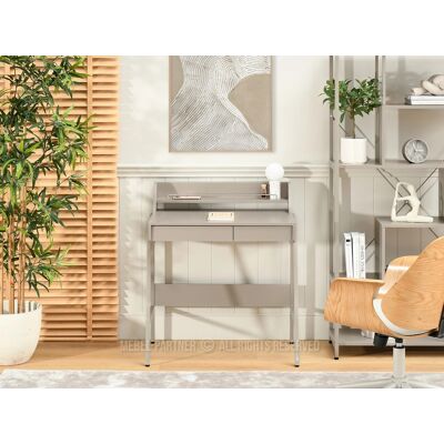 VENETI Minimalistický písací stôl RENO - béžový VENETI Minimalistický písací stôl RENO - béžový