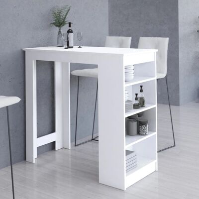 Barový stôl MAKARI - biely Barový stôl MAKARI - biely