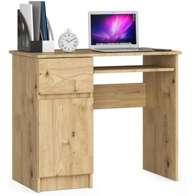 VENETI PC stôl KALRION - dub artisan, ľavé prevedenie VENETI PC stôl KALRION - dub artisan, ľavé prevedenie