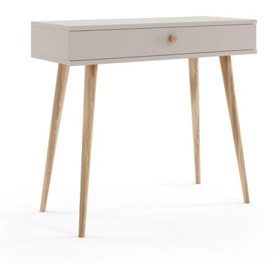 Toaletný stolík so šuplíkom NILSA - kašmír / hnedý Toaletný stolík so šuplíkom NILSA - kašmír / hnedý