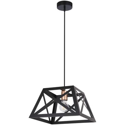 Industriálne závesné svetlo ORIGAMI - 1xE27, 40W, čierne Industriálne závesné svetlo ORIGAMI - 1xE27, 40W, čierne