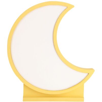 LED detská stolná lampa MOON - 12W, 3000K (teplá biela), žltá LED detská stolná lampa MOON - 12W, 3000K (teplá biela), žltá