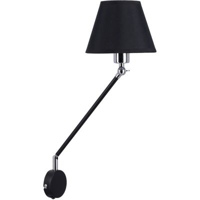 Flexibilná nástenná lampa FILLY - 1xE27, 40W, matná čierna Flexibilná nástenná lampa FILLY - 1xE27, 40W, matná čierna