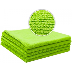 Mikrovláknová utierka Liquid Elements All-Purpose Green Microfiber Cloth Value Set of 5 - 310 GSM 40 x 40 cm Mikrovláknová utierka Liquid Elements All-Purpose Green Microfiber Cloth Value Set of 5 - 310 GSM 40 x 40 cm
